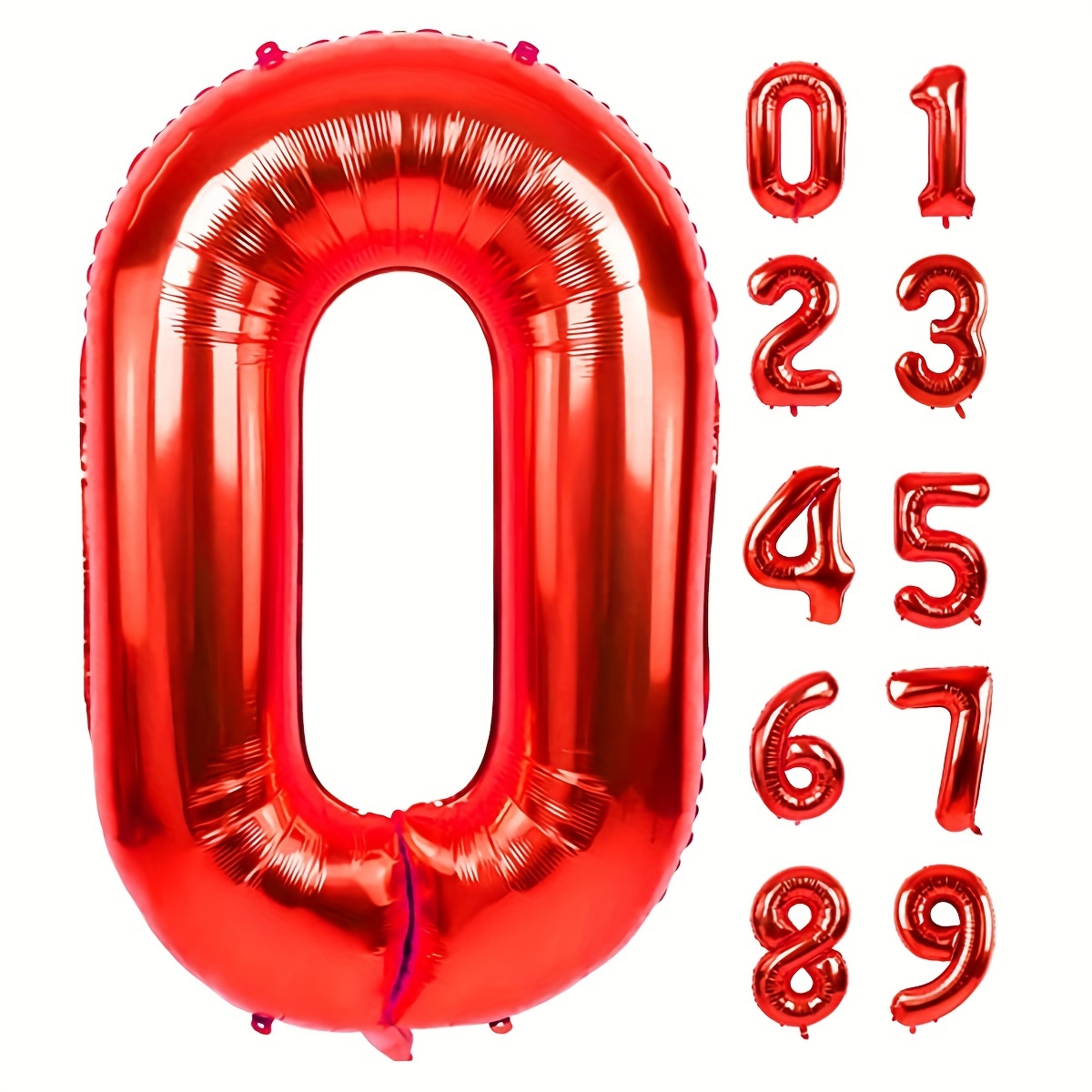 Globo número 1, globos de número grande de 40 pulgadas, decoración de  fiesta de primer cumpleaños, suministros de decoración de primer cumpleaños