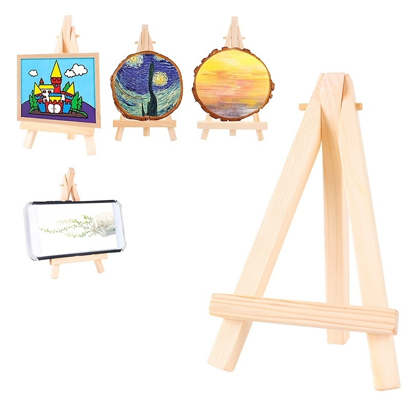 Mini Wooden Tripod Easel Display Painting Stand Card Canvas Holder  msSCUKJ_$z