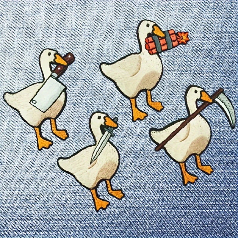  2.5'' Duck Holding Knife Embroidered Hook and Loop