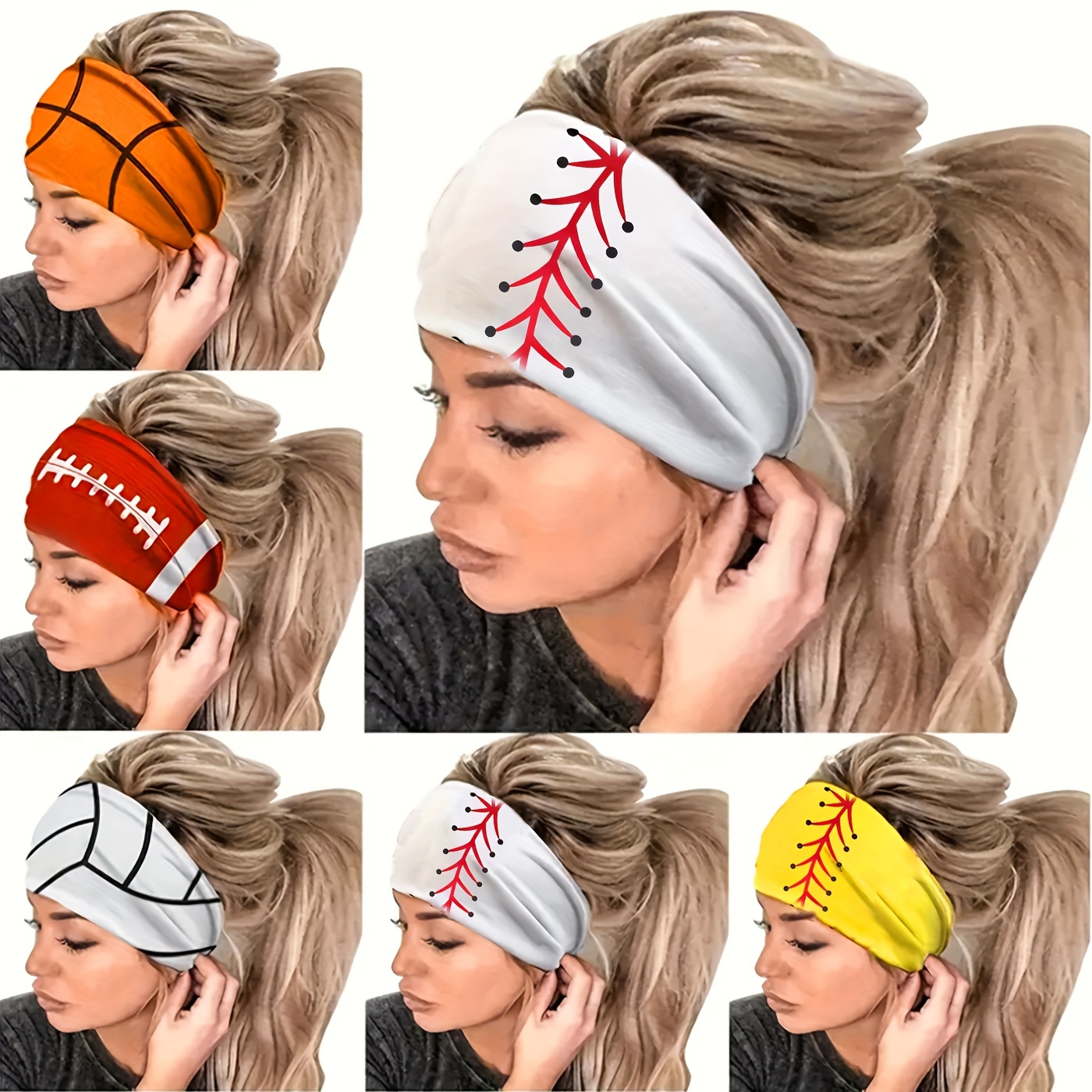 Women's Sporty Headbands: Anti slip Sweat absorbing Stretchy - Temu