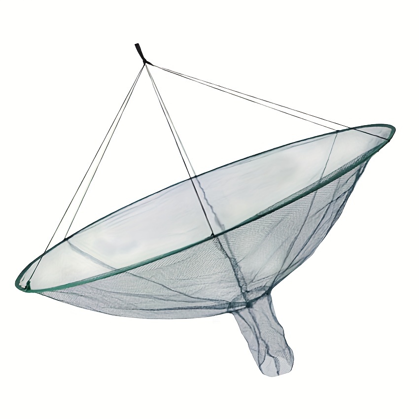 Round Folding Fishing Net Hand Throwing Nylon Mesh Cage - Temu