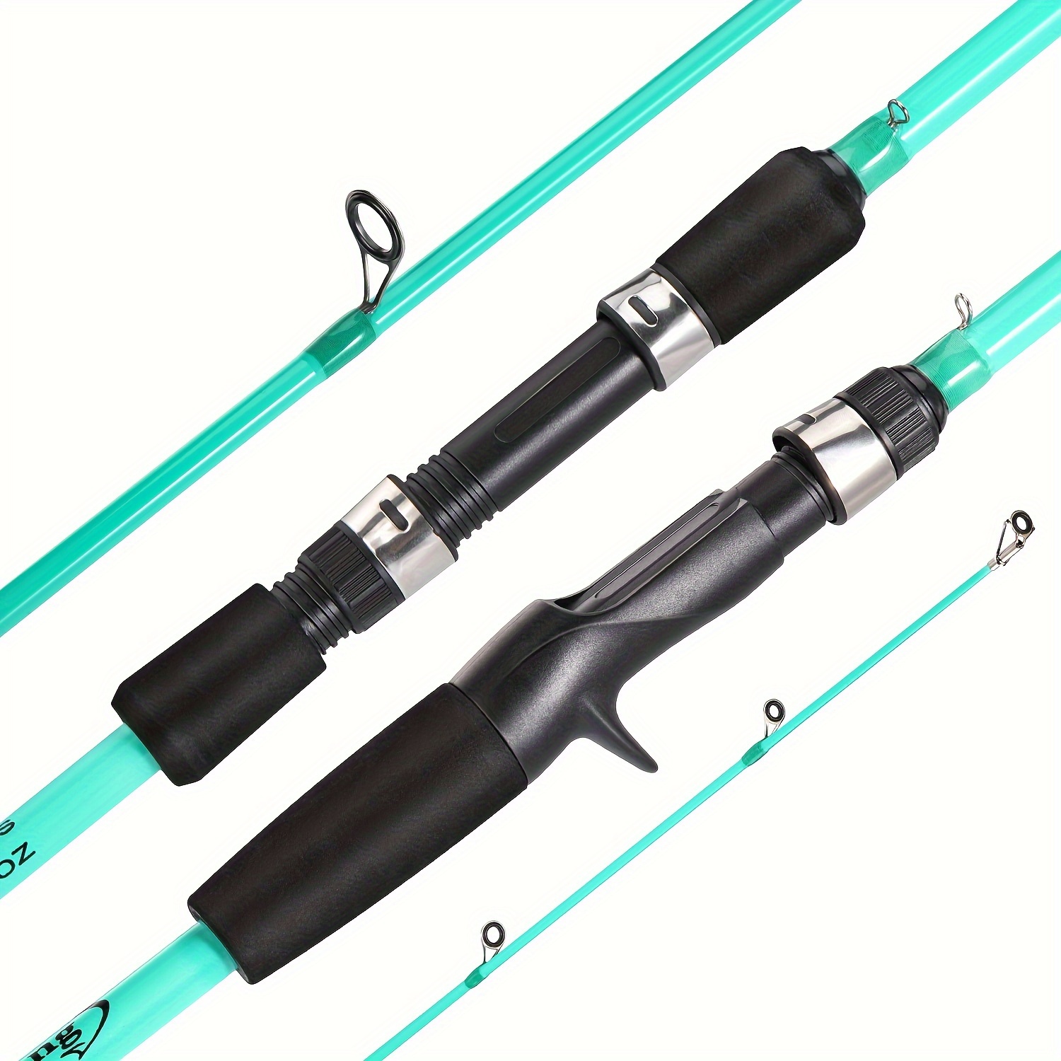 Sougayilang 4 sections Fishing Rod Carbon Fiber Glass Fiber - Temu