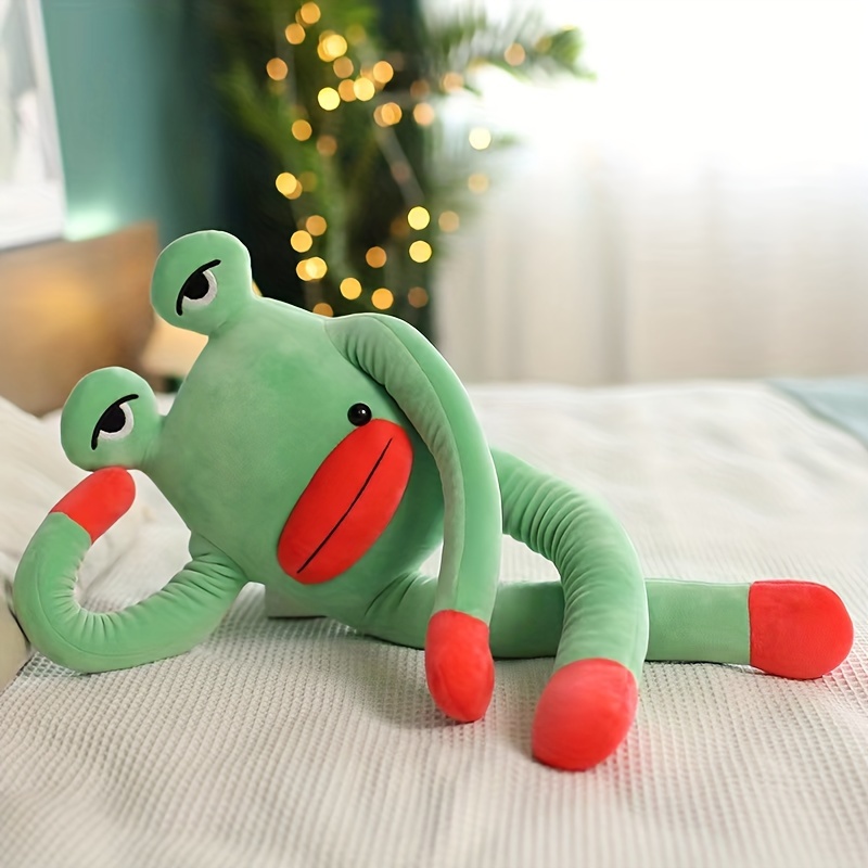 Pillow Frog Plush Toy Suitable Home Decor Shopping Malls - Temu