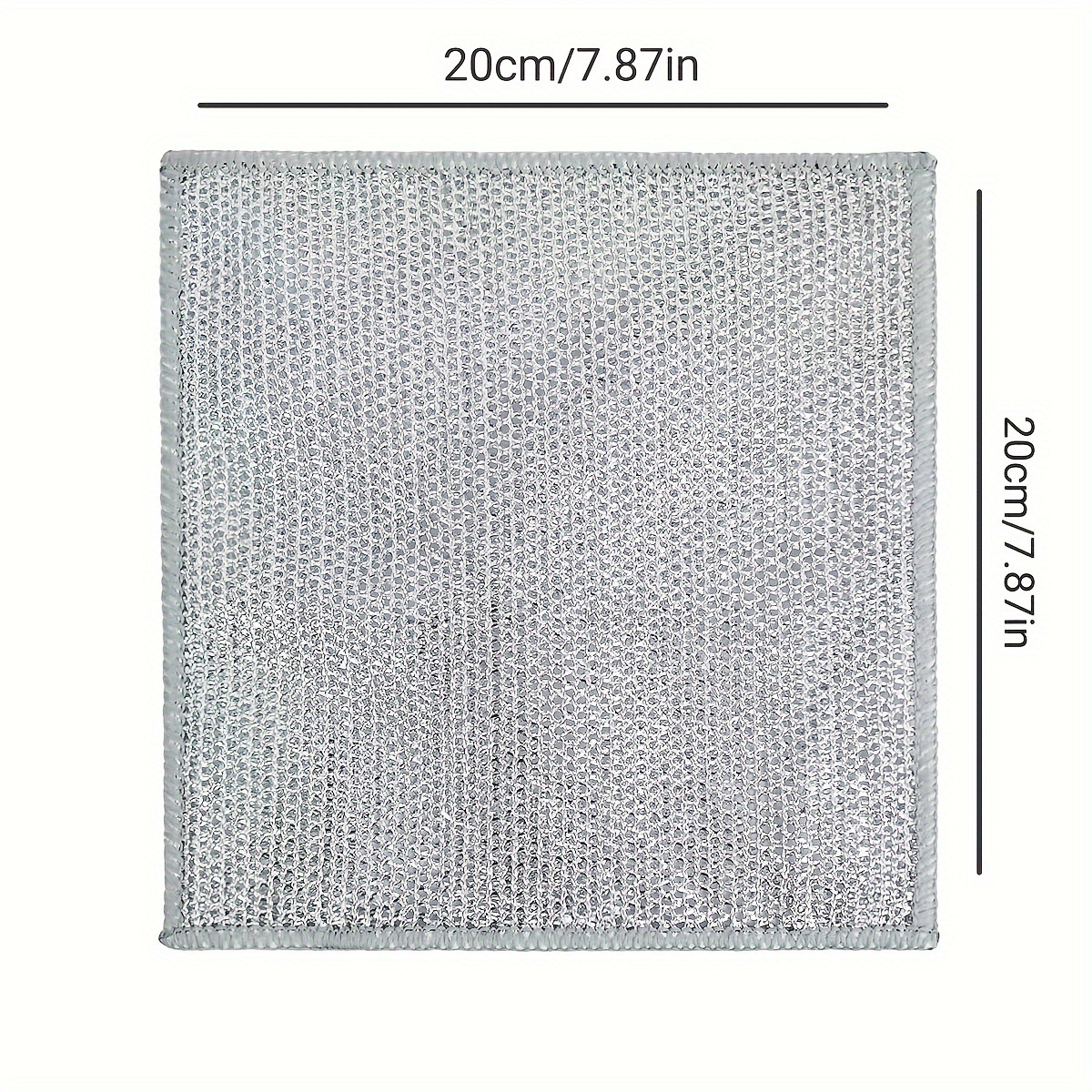 3PCS Steel wire dishwashing cloth, daily use cleaning cloth, mesh grid, oil  free cloth, kitchen stove, dishwashing, pot cleaning cloth, dirt removal
