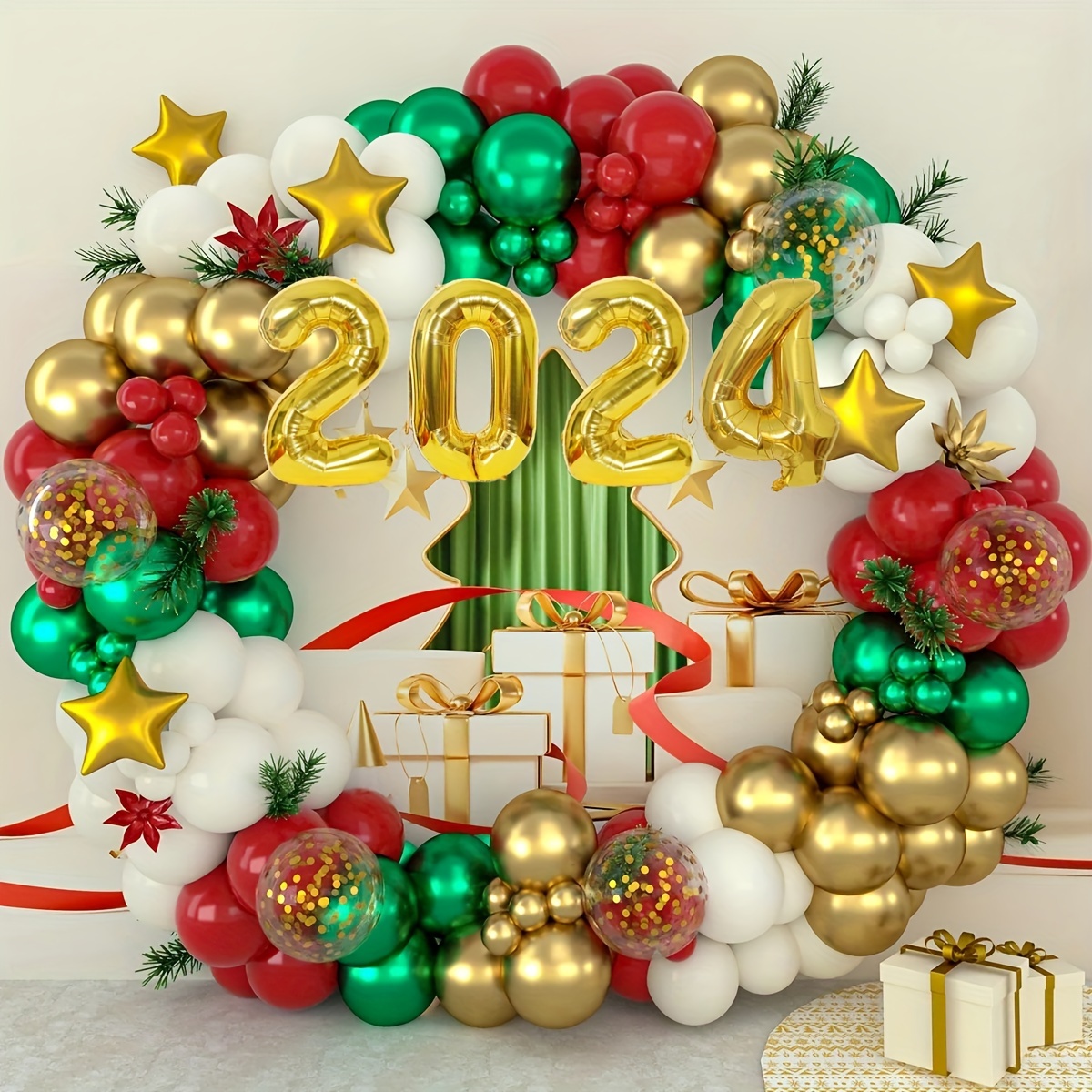 38 Pièces Decoration Nouvel an 2024, Happy New Year 2024, Decoration Nouvel  an, Guirlande Happy Nouvel an, Deco Nouvel an 2024, Ddécoration de Fête du