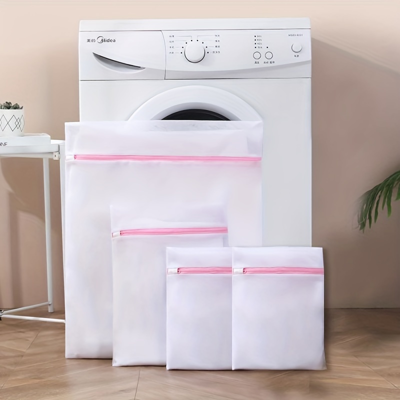 EZY] New Zipped Laundry Washing Bag Laundry Bags Net Mesh Socks