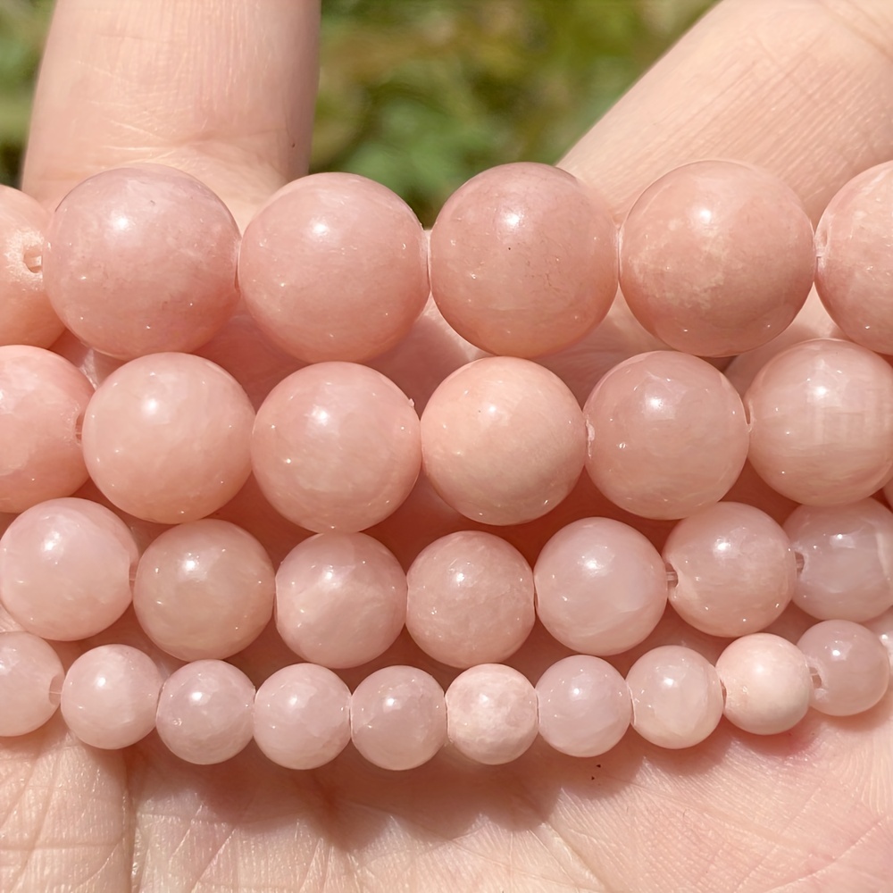 Pink Angelite Beads Natural, Stone Earring Accessories