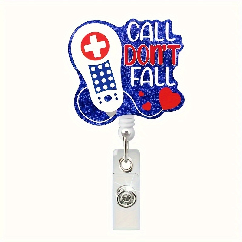 Healthcare Badge Reel Holder Retractable Id Clip Nurse - Temu