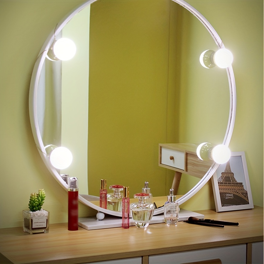 Lampe de maquillage 4 ampoules pour miroir