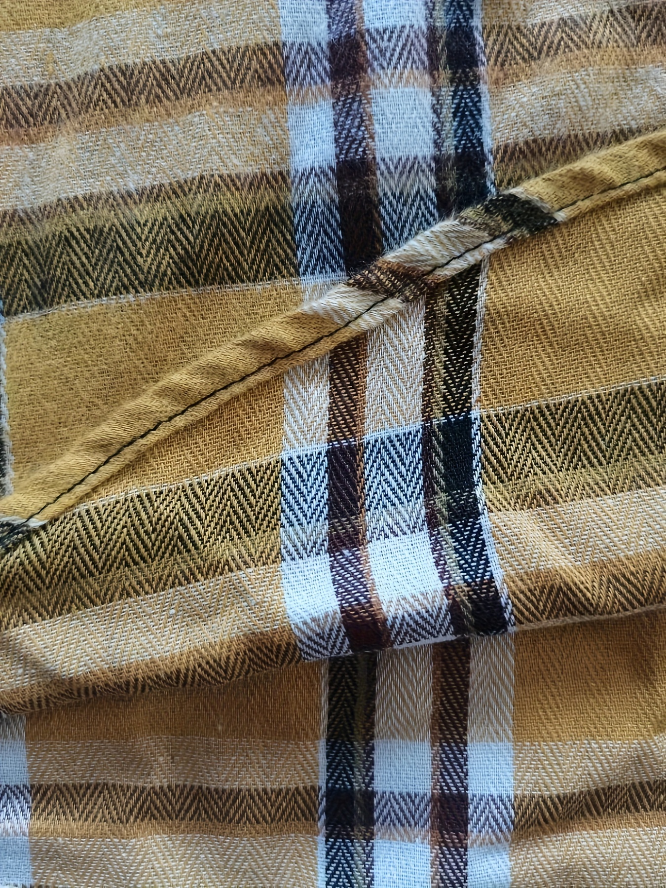Men's Fashion Casual Plaid Scrubs Long Sleeve Hooded Shirt - Temu