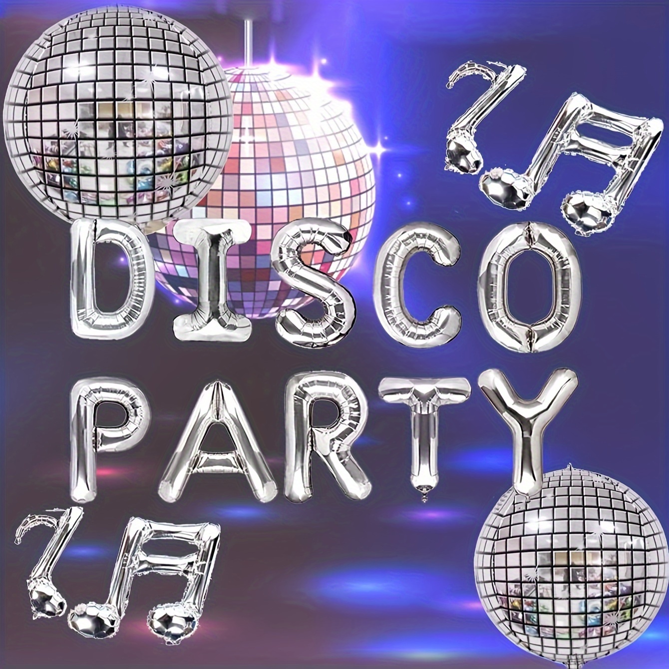 Disco Ball Balloons 70s 80s 90s Theme Disco Party Decor - Temu