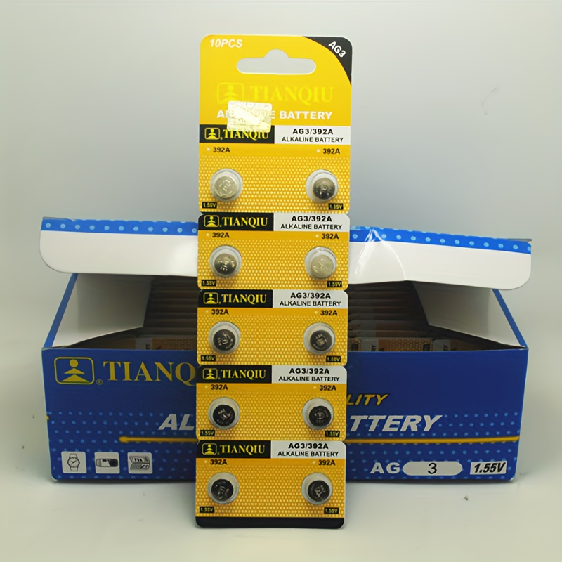 Lr41 Button Batteries Ag3 392 384 192 Sr41 1.5v Long lasting - Temu