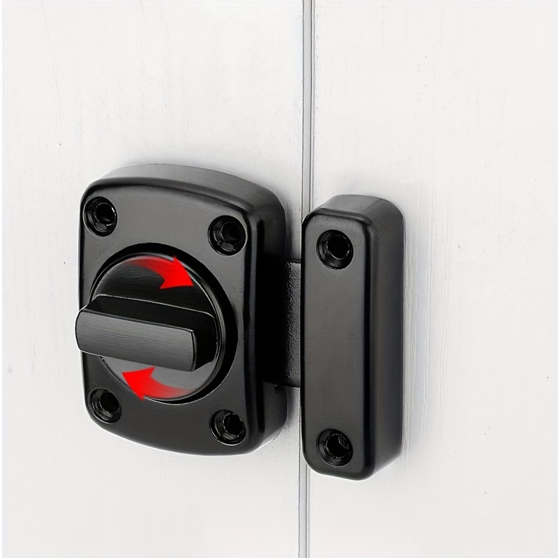 Barn Door Lock Gate Latch Black Hook Eye Latch Heavy Duty - Temu