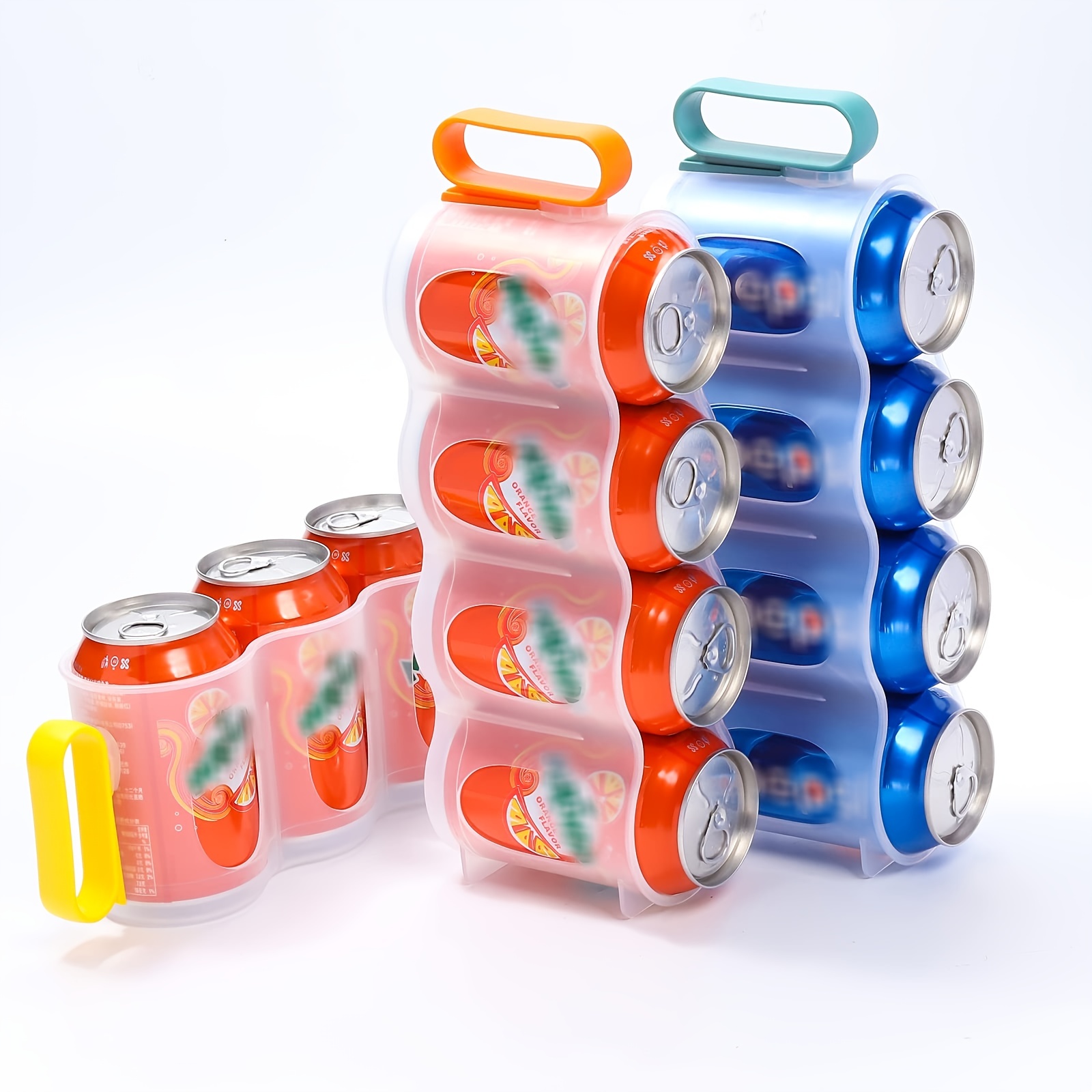 Mind Reader Stackable Acrylic Pop/Soda Can Dispenser Bin, Beverage Storage  Bin for Kitchen, Pantry, Refrigerator, Clear