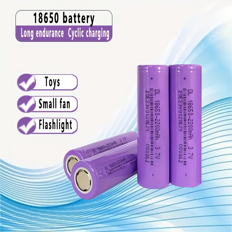 EBL 7.4V 2200mAh Lithium-Ion Rechargeable Batteries for Electronics, Toys