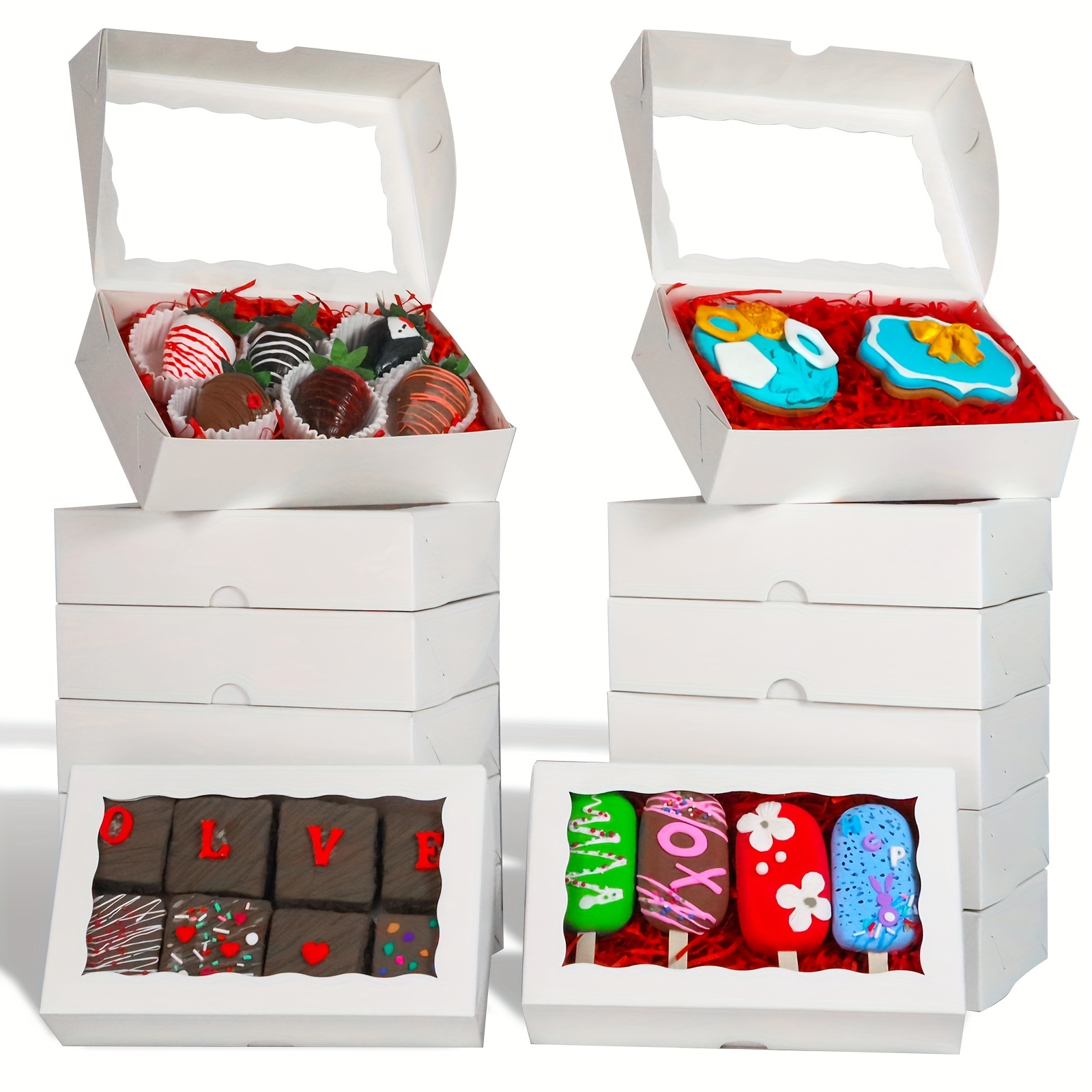 Bakery Boxes Boxes Chocolate Covered Strawberries - Temu