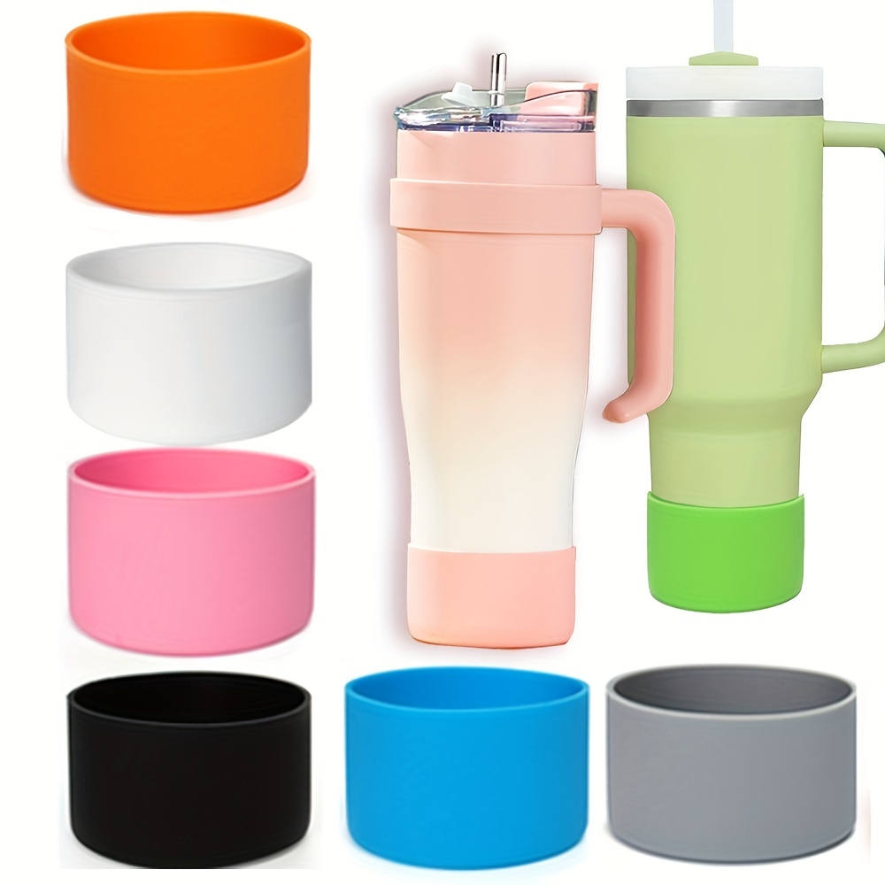 Colorful Silicone Cup Boot For Stanley Quencher Tumbler With - Temu
