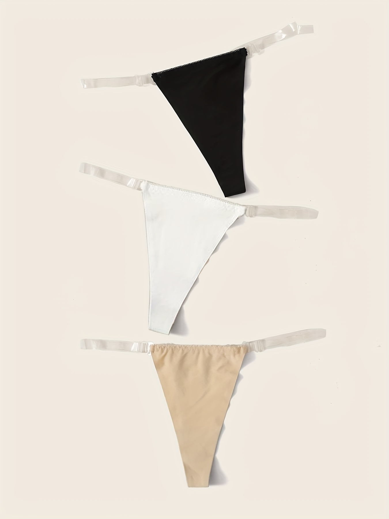 Seamless Thong Panties Breathable Lightweight Low Waist - Temu Canada