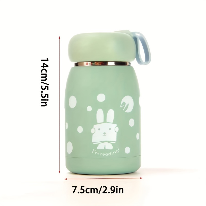 1pc Cartoon Smart Display Temperature Insulated Bottle For Kids