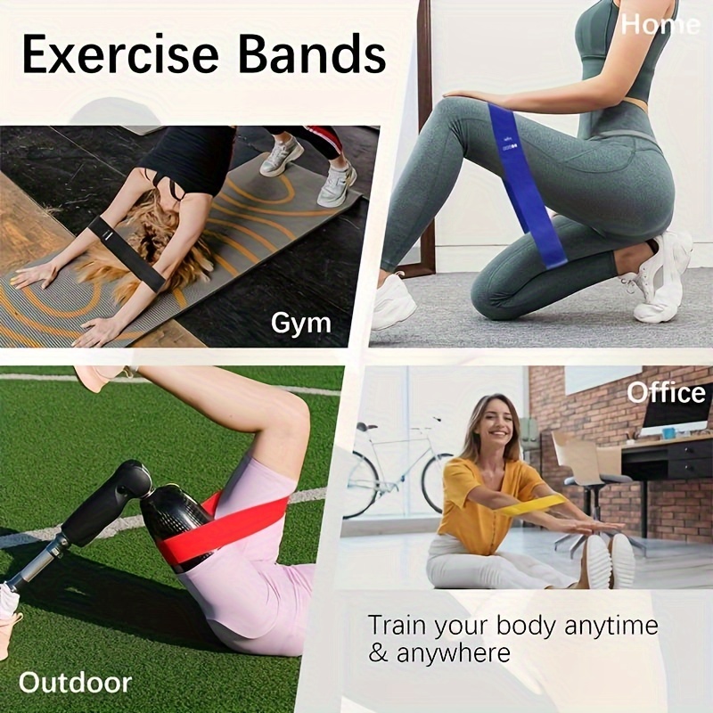 Yoga Resistance Bands Exercise Fitness Stretching Bands - Temu