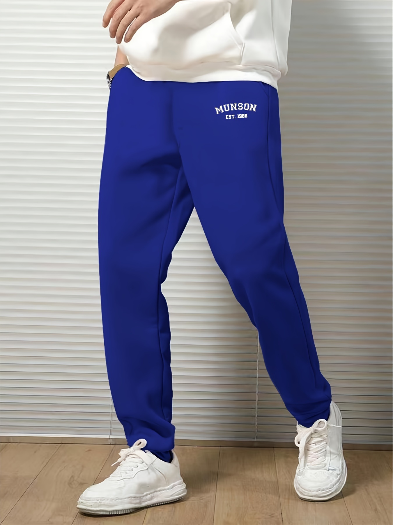 Men's Monson Print Joggers Fashionable Sweatpants Casual - Temu