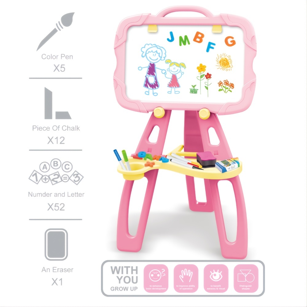 Double sided Magnetic Drawing Board For Kids Reversible - Temu