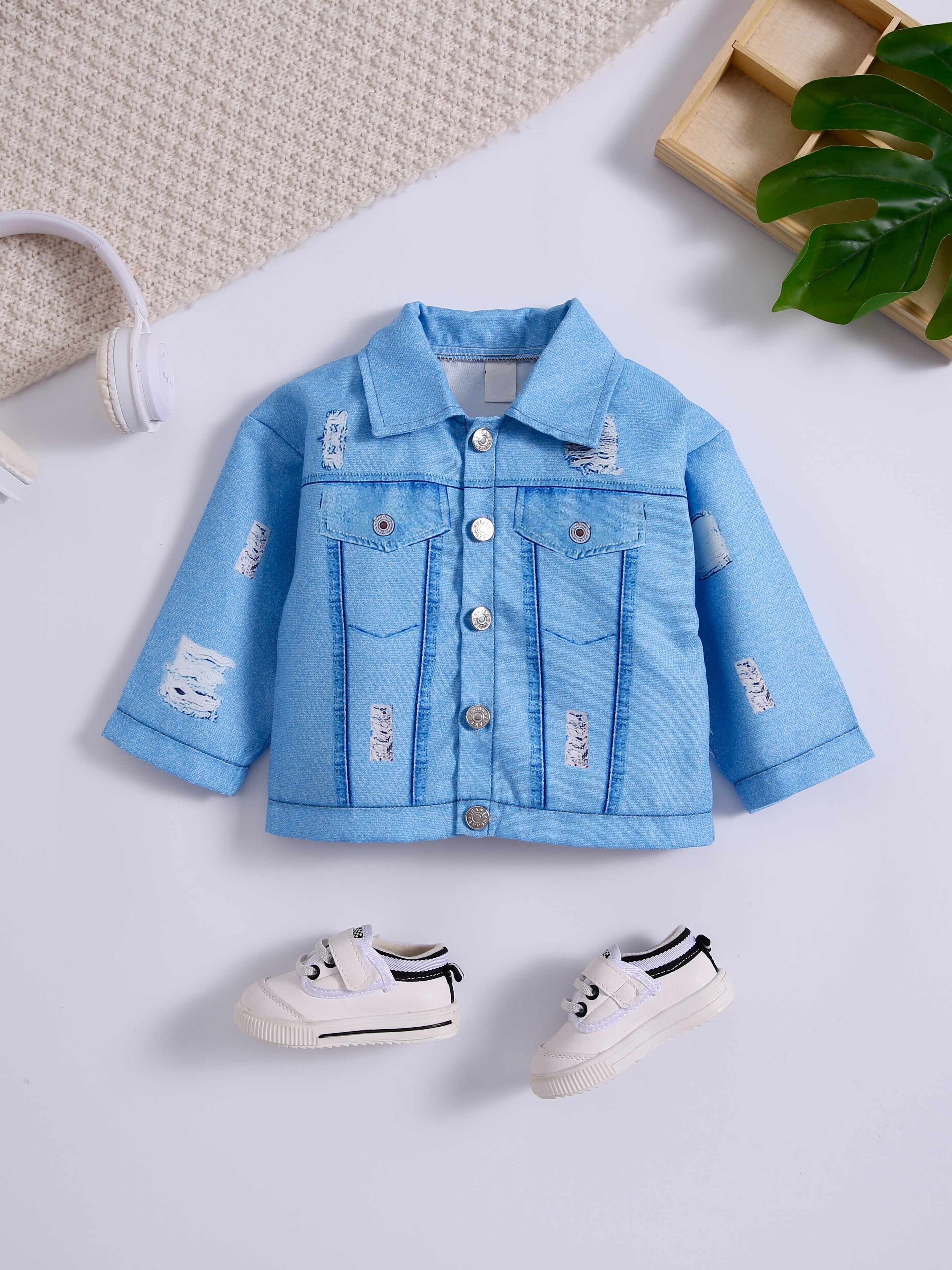 Denim vest best sale for baby girl