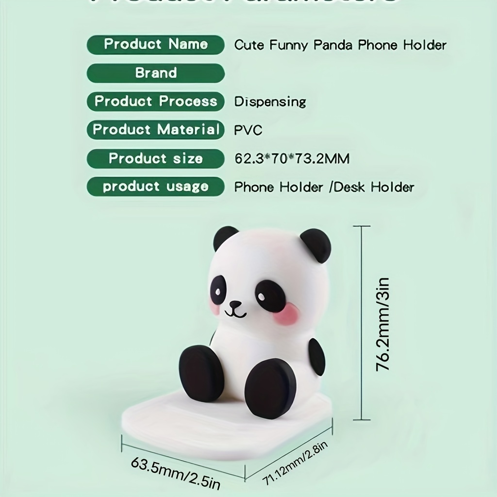 Panda Phone Stand Cute Animal Phone Holder Mobile Accessories