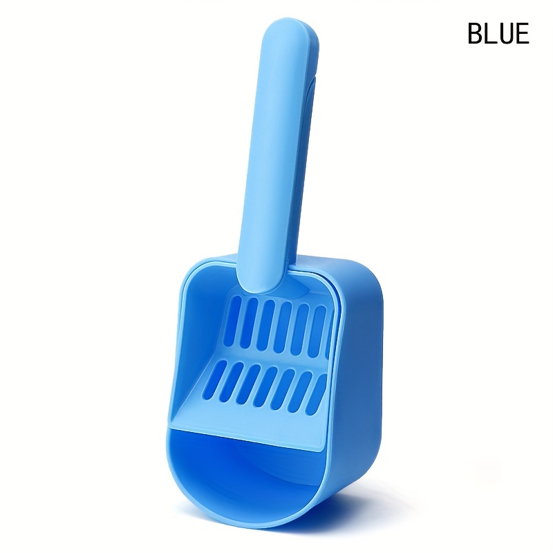 Multifunctional Cat Litter Shovel With Holder Color Block - Temu