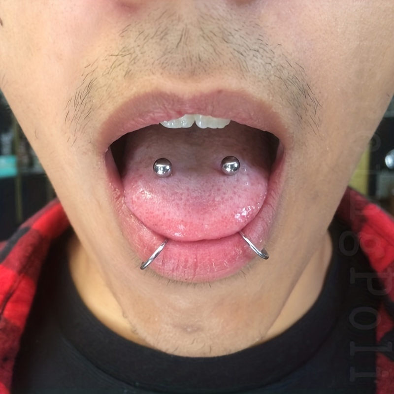 Smiley piercing clearance straight bar