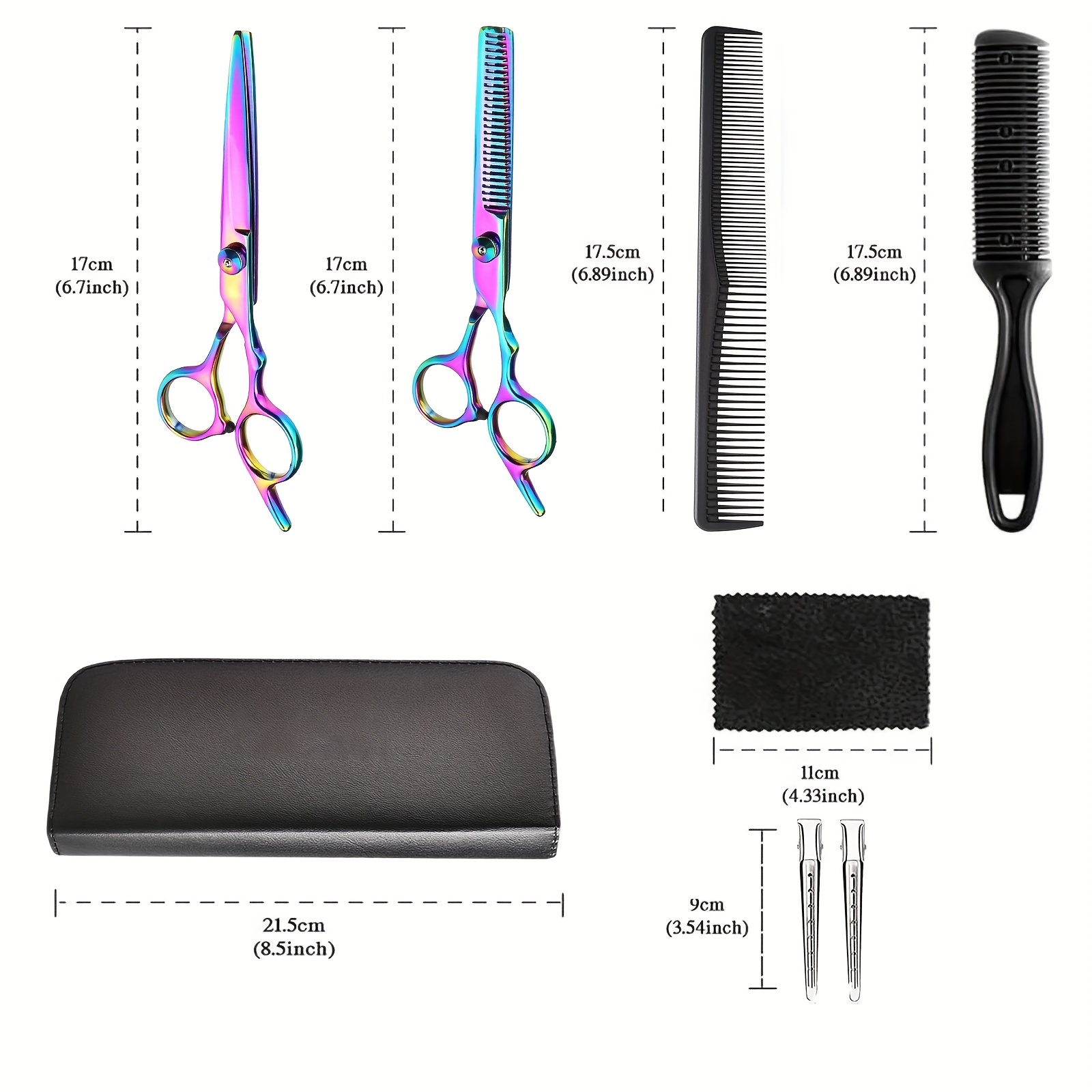 Hair Cutting Scissors Kit, Professional Barber Shears Set With Hair  Scissors Thinning Shears, Haircutting Sheers Hair Cut Blending Salon  Scissor For Men Women Pet - Temu Philippines