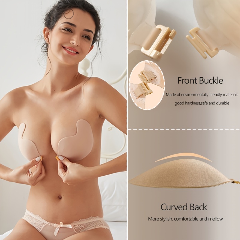 Silicone Stick on Bra with Clear Straps - China Silicone Stick on