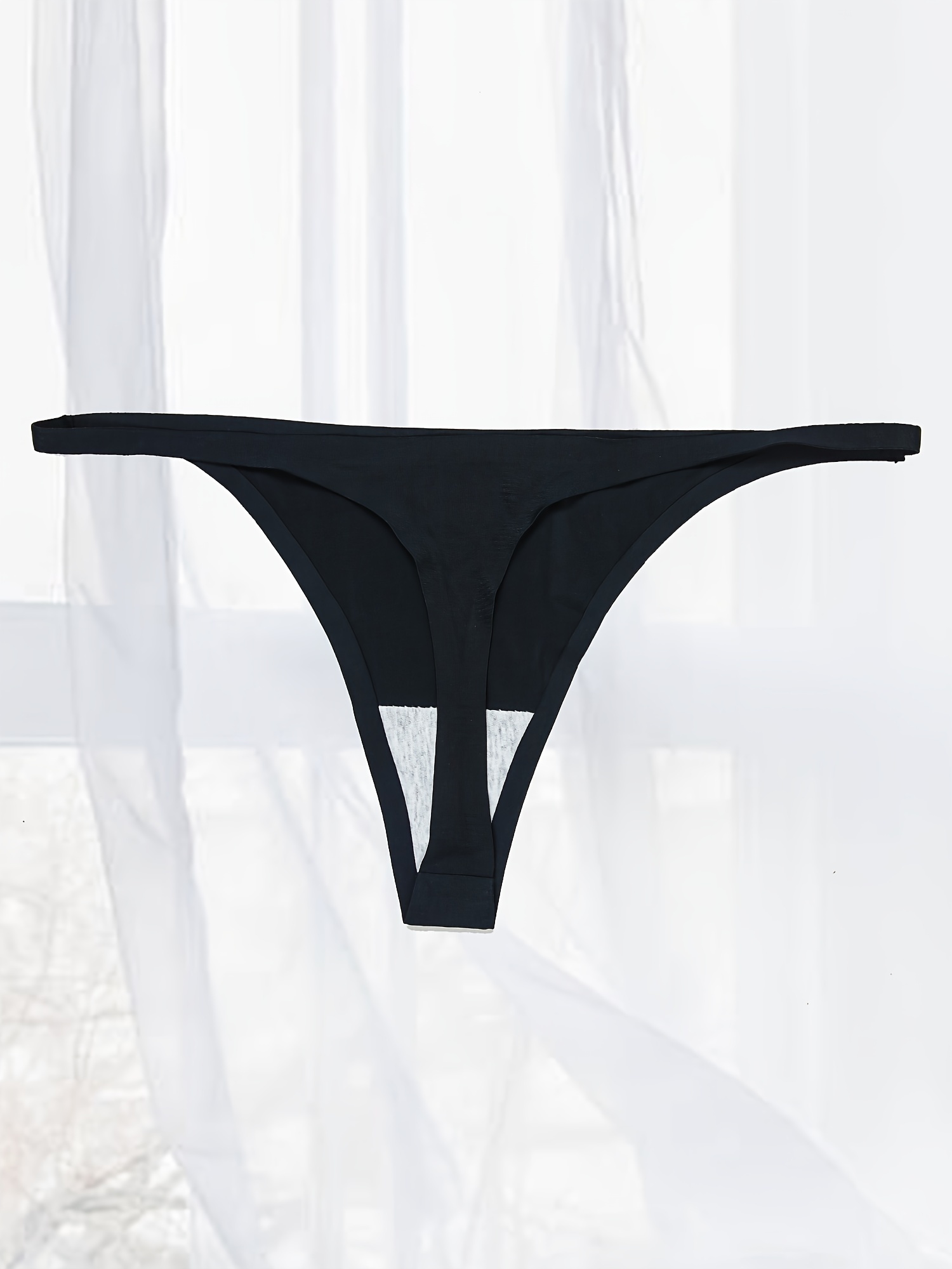 Seamless Solid Thongs Soft Comfy Stretchy Intimates Panties - Temu