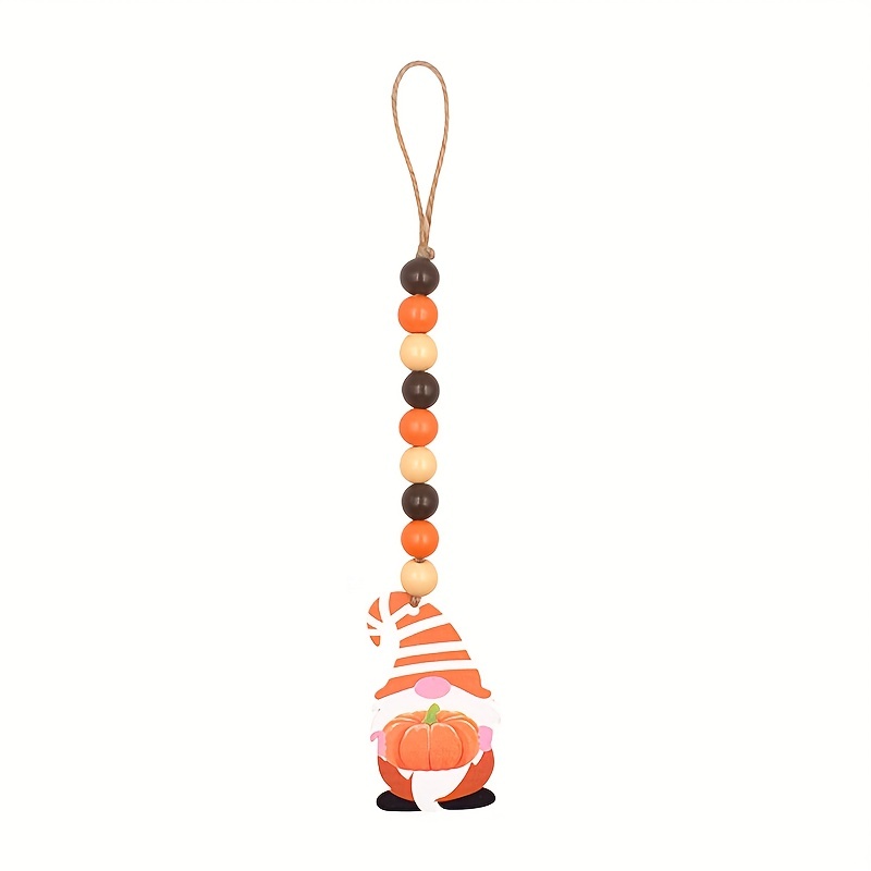 1pc Tassel Wooden Beads Imitation Silicone Beads Hand String Keychain for Men,Temu