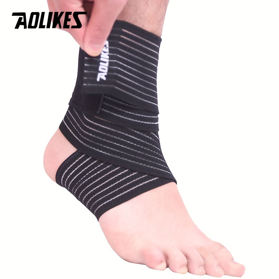 1pc 70cm Stretchable Compression Ankle Support For Cycling, Hiking, And Sports