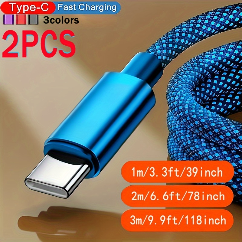 Câble de charge rapide USB de type C pour téléphone portable Xiaomi OPPO  POCO Samsung, chargeur