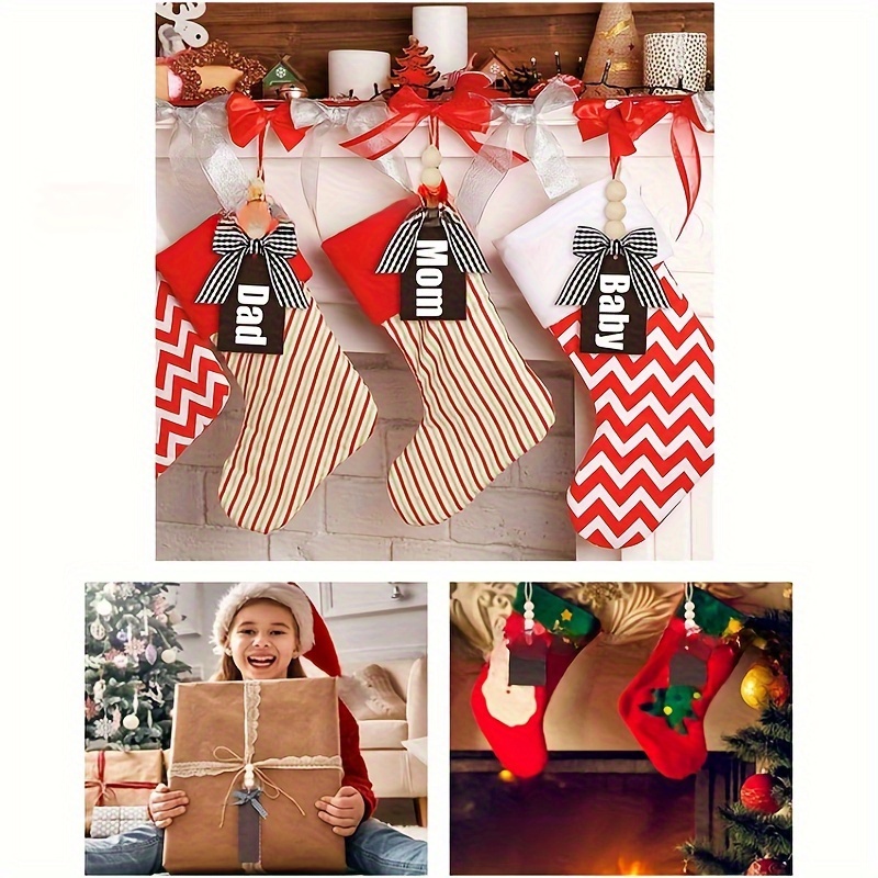 Farmhouse Christmas Stocking Tags