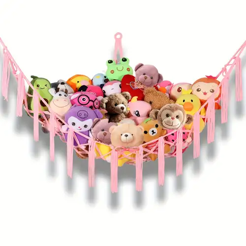 Stuffed Animal Net Hammock Toy Hammock Tassels Hanging - Temu
