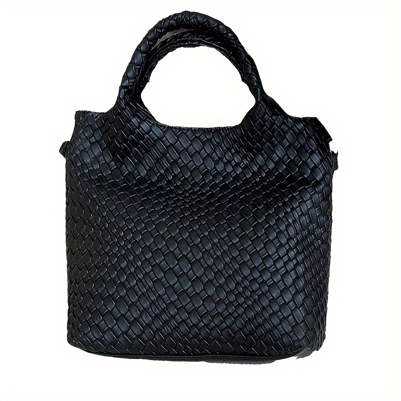 Vintage Large Capacity Tote Bag, Classic Geometric Pattern Shoulder Bag,  Women's All-match Handbag - Temu