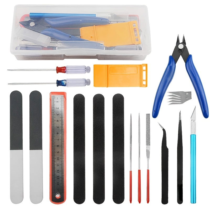 Modeler Basic Tools Craft Set Hobby Building Tools Kit For - Temu