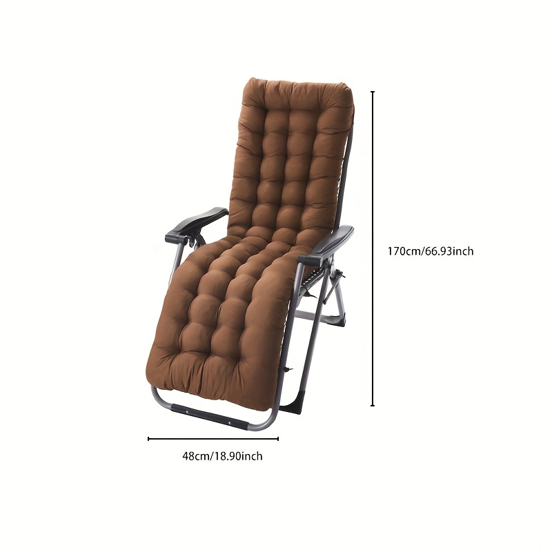 Autumn And Winter Thick Brushed Recliner Cushion Double - Temu