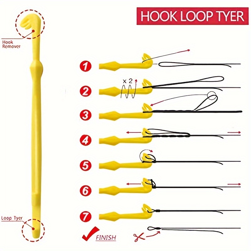Fishing Loop Tyers Fishing Line Knot Tying Tool Knot Tyers - Temu