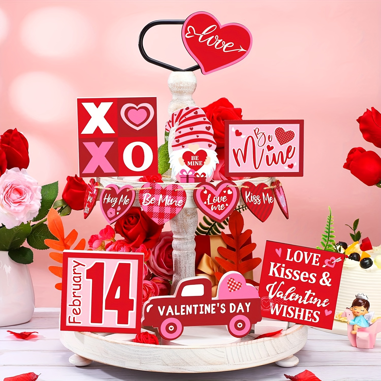 Valentines Serve-ware Valentines Kitchen XOXO Spoon Rest XOXO Plates Heart  Shaped Plate Farmhouse Style Valentines Farmhouse Decor 