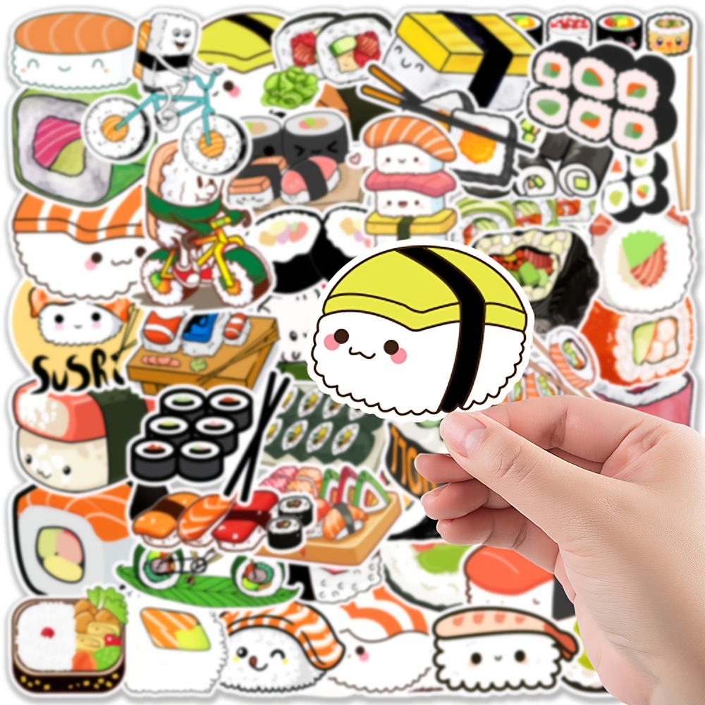 Sushi Japanese Kawaii Anime Drawing Gift' Sticker