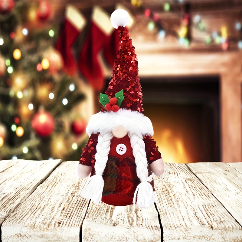 Christmas Tree Ornaments - Santa Faceless Gnomes Dolls Christmas  Decorations for Home 