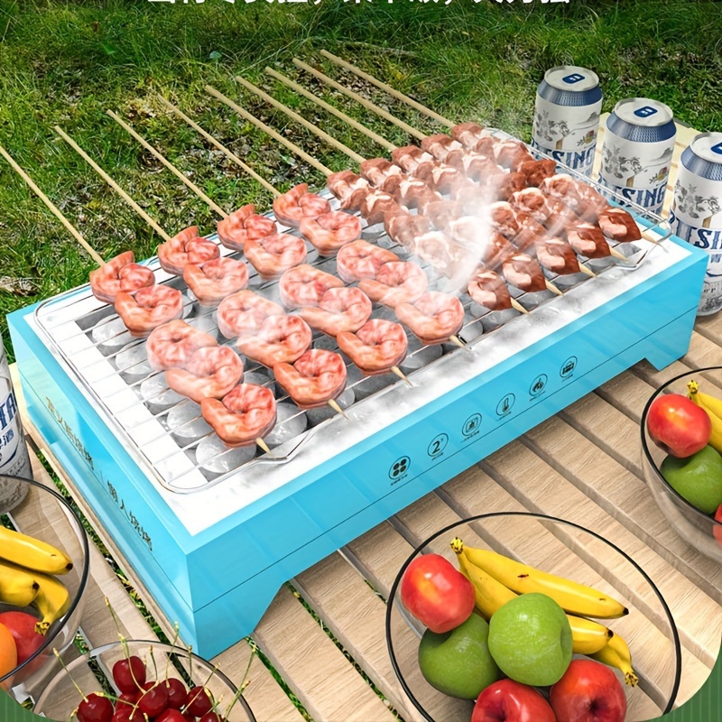 1set, Disposable Outdoor Charcoal Grill,Disposable Barbecue Grill,  Household Outdoor Barbecue Grill, Smokeless Carbon Small Rotisserie Tool,  BBQ Tools