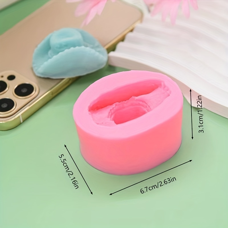 Western Cowboy Hat Silicone Mold Fondant Molds Cake Baking Clay Gumpaste  Chocolate Resin Candy Decorating Mould Tools