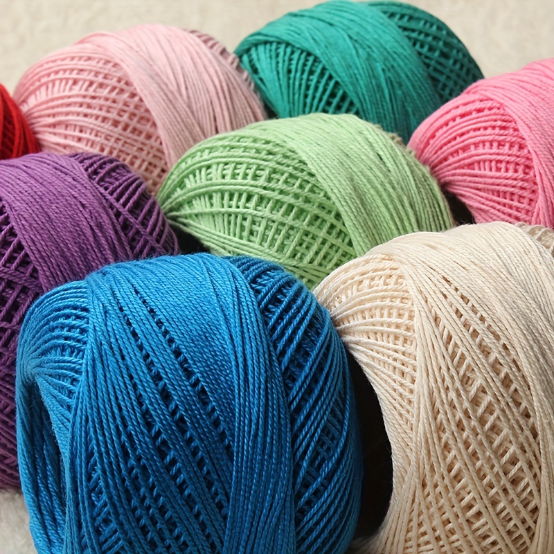 Mercerized Cotton Yarn For Diy Knitting And Crocheting Shawl - Temu
