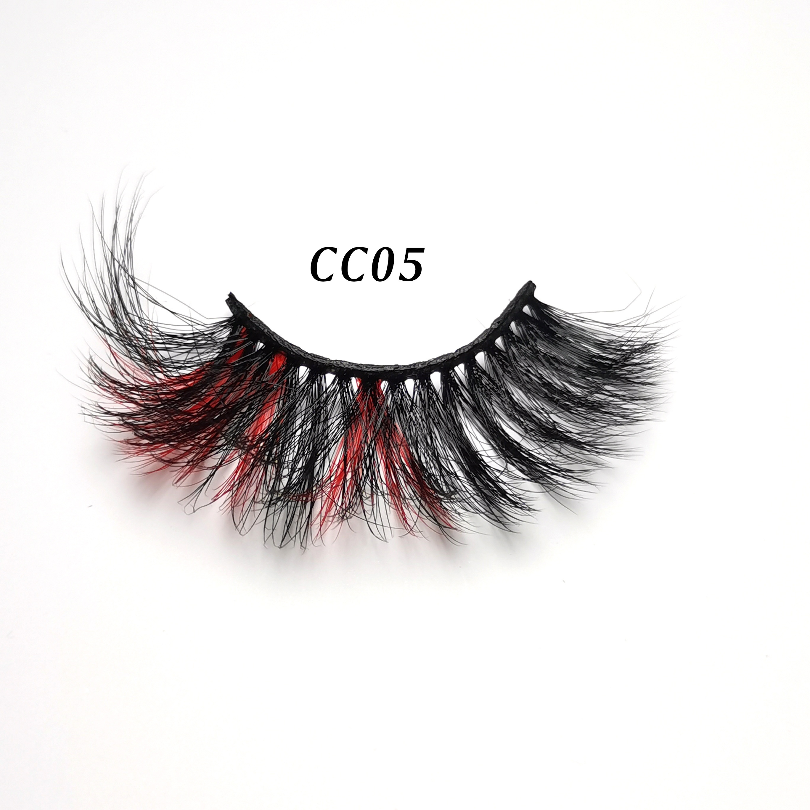3D Rainbow False Eyelashes 20mm 25mm Fluffy Stage Makeup Lashes