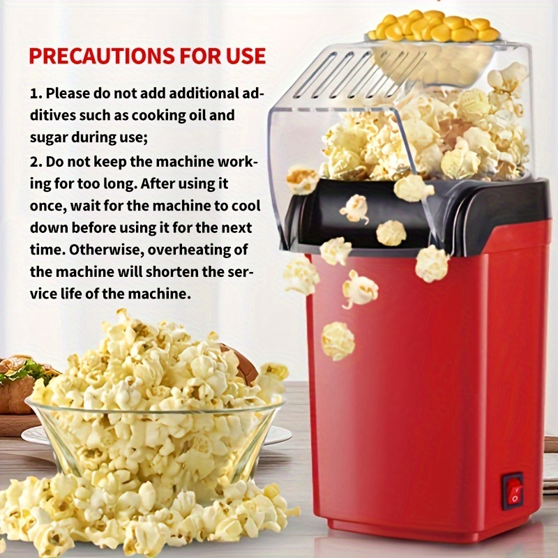 1pc-mini Popcorn Machine Household Blow-type Small Fully Automatic Electric  Children's Popcorn Machine Perfect Christmas Gift - Temu